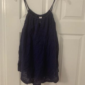 Navy blue tank top